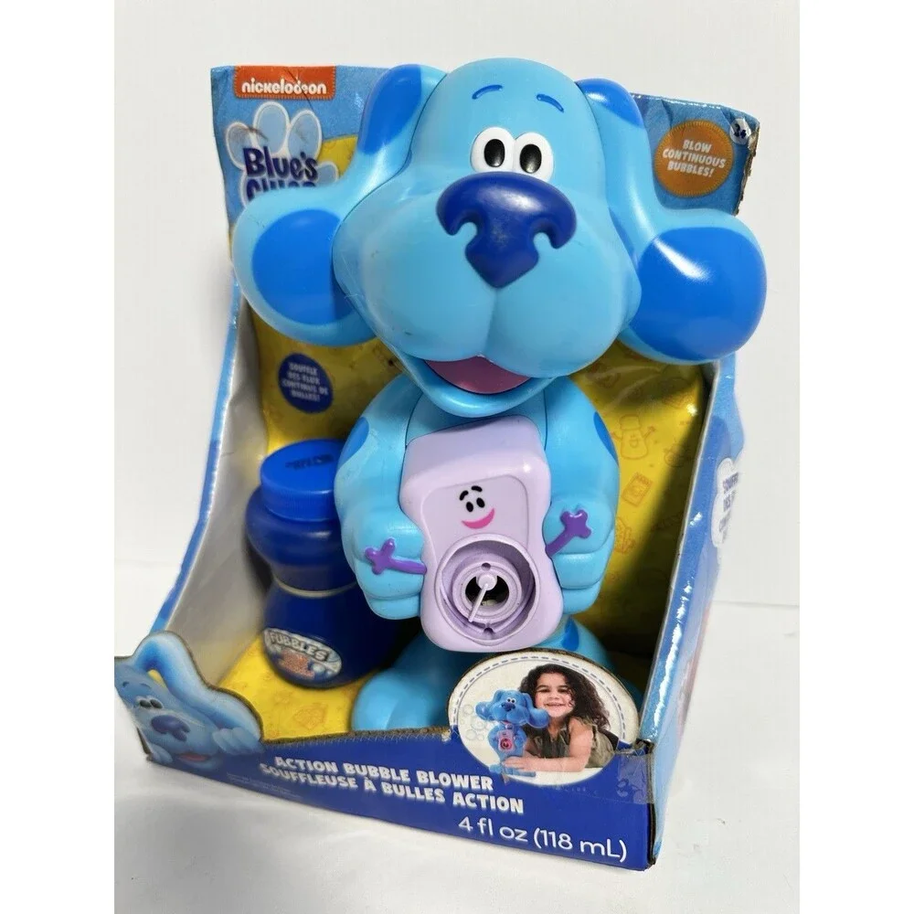 Blues Clues Action Bubble Blower Complete w/ Bubbles Nickelodeon Toy NIB